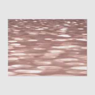 Papier Mousseline Abstract #3: Copper Rose Gold