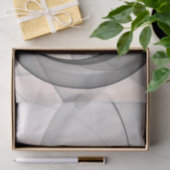 Papier Mousseline Abstract Anthracite Gray Sienna Modern Fractal Art (Cadeau)