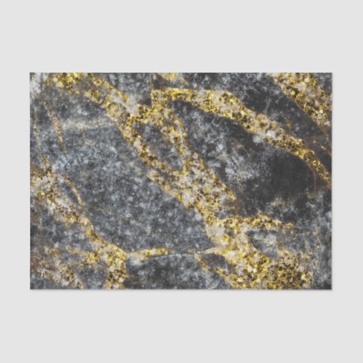 Papier Mousseline Abstract gold sparkles rocky texture (Recto)