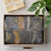 Papier Mousseline Abstract gold white lines rock texture (Cadeau)