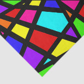 Papier Mousseline Abstract Stained Glass (Détail)