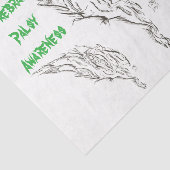 Papier Mousseline abstrait (Détail)