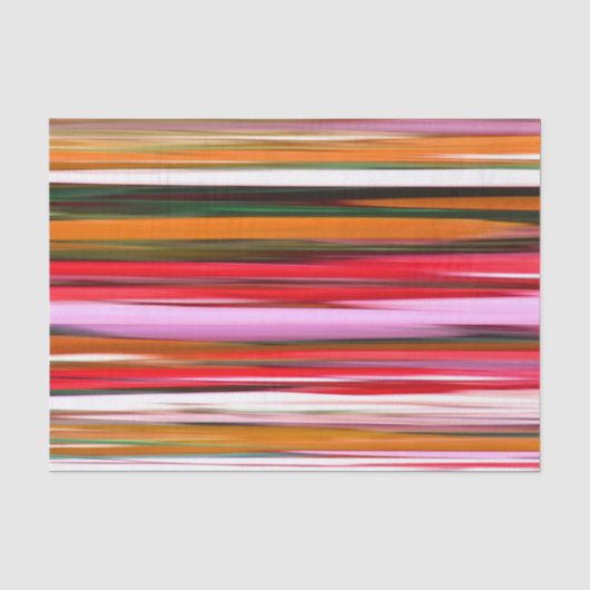 Papier Mousseline Abstrait #2 : Orange blur (Recto)
