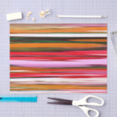 Papier Mousseline Abstrait #2 : Orange blur (Artisanat)