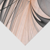 Papier Mousseline Abstrait Anthracite Grey Sienna Art moderne fracta (Détail)