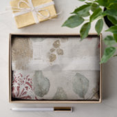 Papier Mousseline Abstrait Art College Rustic Florals Découpage (Cadeau)