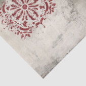 Papier Mousseline Abstrait Art College Rustic Florals Découpage (Détail)