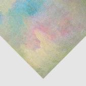 Papier Mousseline Abstrait Brushstrokes Pastels (Détail)