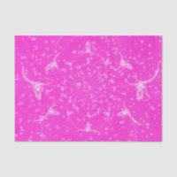 Abstrait crâne de vache rose girly glitter Western