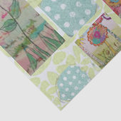 Papier Mousseline Abstrait floral 9 (Détail)