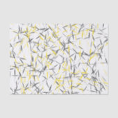 Papier Mousseline Abstrait gris jaune (Recto)