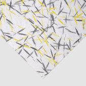 Papier Mousseline Abstrait gris jaune (Détail)