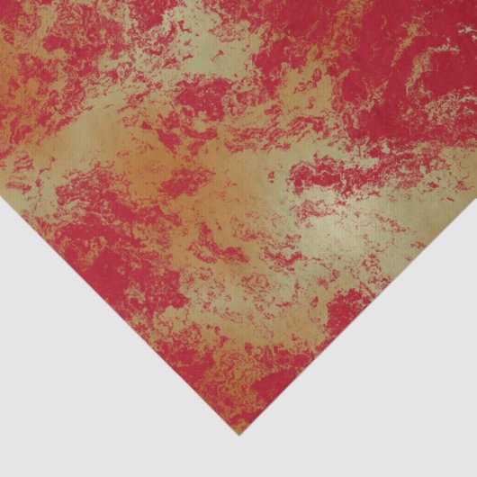 Papier Mousseline Abstrait incendie (Détail)