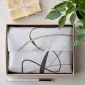 Papier Mousseline Abstrait moderne (Cadeau)