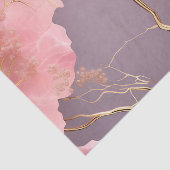 Papier Mousseline Abstrait moderne sur marbre rose (Détail)