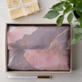 Papier Mousseline Abstrait moderne sur marbre rose (Cadeau)