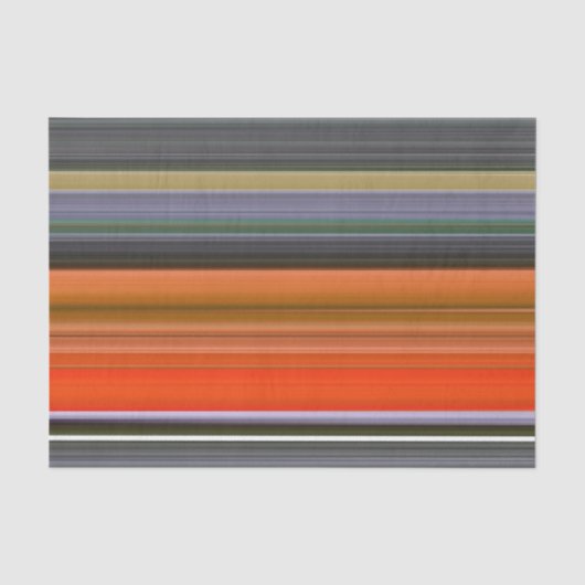 Papier Mousseline Abstrait n° 1 : orange et gris (Recto)