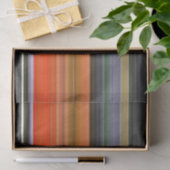 Papier Mousseline Abstrait n° 1 : orange et gris (Cadeau)