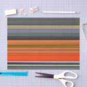 Papier Mousseline Abstrait n° 1 : orange et gris (Artisanat)