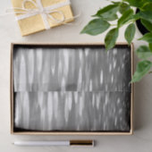 Papier Mousseline Abstrait n° 3 : brillant gris argenté (Cadeau)