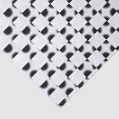 Papier Mousseline Abstrait noir et blanc (Détail)