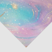 Papier Mousseline Abstrait Pastel Parties scintillant Motif sans cou (Détail)