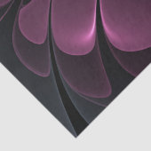 Papier Mousseline Abstrait Purpur moderne Khaki Gris Fleur fractale (Détail)