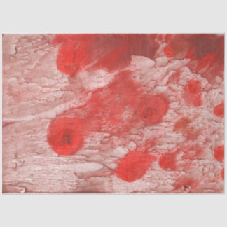 Papier Mousseline Abstrait rouge