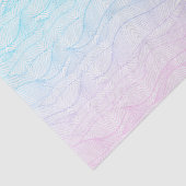 Papier Mousseline Abstrait Stylisé Beach Waves motif moderne (Détail)