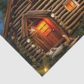 Papier Mousseline Abstrait Wilderness Little Cabine (Détail)