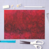 Papier Mousseline abstraite de soie rouge 'Scarlet' (Artisanat)