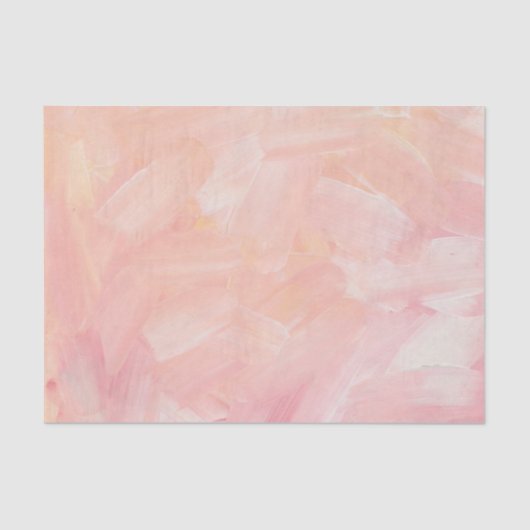 Papier Mousseline Abstraite main rose peinte. Brosse élégante (Recto)