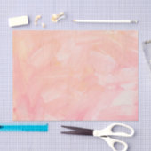 Papier Mousseline Abstraite main rose peinte. Brosse élégante (Artisanat)