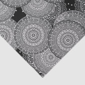 Papier Mousseline Abstraits cercles géométriques modernes formes ron (Détail)