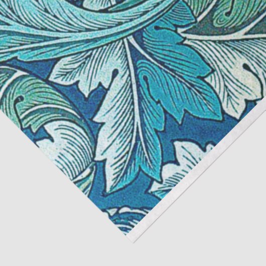 Papier Mousseline Acanthus Green, William Morris (Détail)