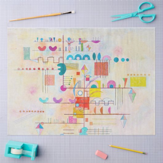 Papier Mousseline Accent Doux, Wassily Kandinsky (Artisanat)
