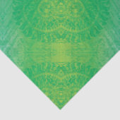 Papier Mousseline Acceptation | Médaillons de saumons jaunes bleus (Détail)