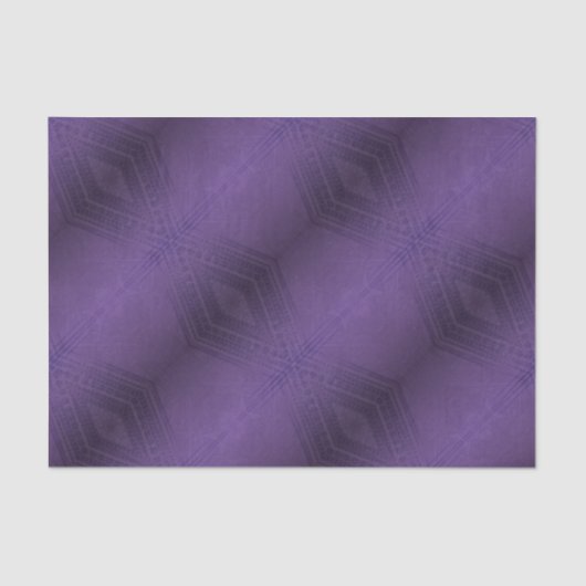 Papier Mousseline Acceptation | Motif Boho violet écectique (Recto)