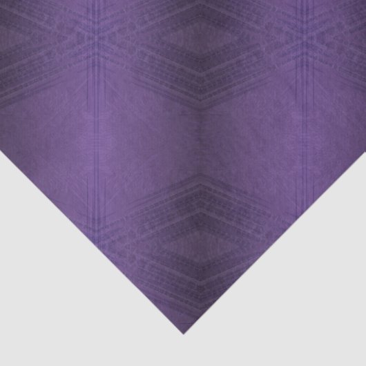 Papier Mousseline Acceptation | Motif Boho violet écectique (Détail)