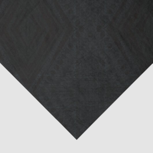 Papier Mousseline Acceptation | Texture géométrique foncée (Détail)