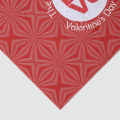 Papier Mousseline Açores Red LOVE Drapeau personnalisé (Détail)