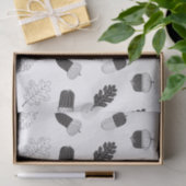Papier Mousseline Acorns et feuille (Cadeau)