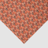 Papier Mousseline Acorns et feuille II (Détail)