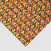 Papier Mousseline Acorns et feuille IV (Détail)