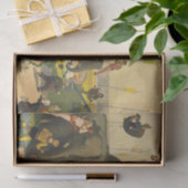 Papier Mousseline Acrobates d'éléphant de PIÈCE EN T (Cadeau)