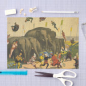 Papier Mousseline Acrobates d'éléphant de PIÈCE EN T (Artisanat)