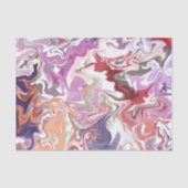 Papier Mousseline Acrylique liquide rouge (Recto)