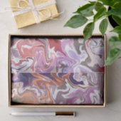 Papier Mousseline Acrylique liquide rouge (Cadeau)