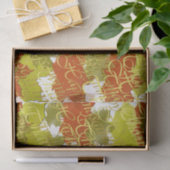 Papier Mousseline action de grâce, or, texte, automne, automne, auto (Cadeau)