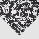 Papier Mousseline Actions de bandes dessinées (Détail)